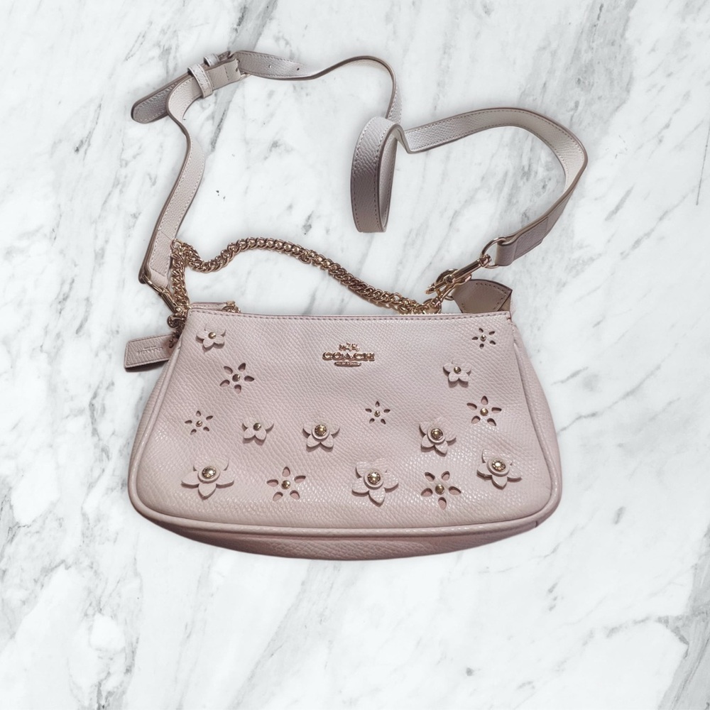 Coach Mini Bag with Floral Details F65471